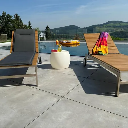 Apartamento Haus Vogl - Mit Privater Sauna Und Beheizten Salzwasser Pool In Panoramalage